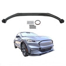 For 2021-24 Ford Mustang Mach-e Front Bumper Lip Body Kits Spoiler Carbon Fiber
