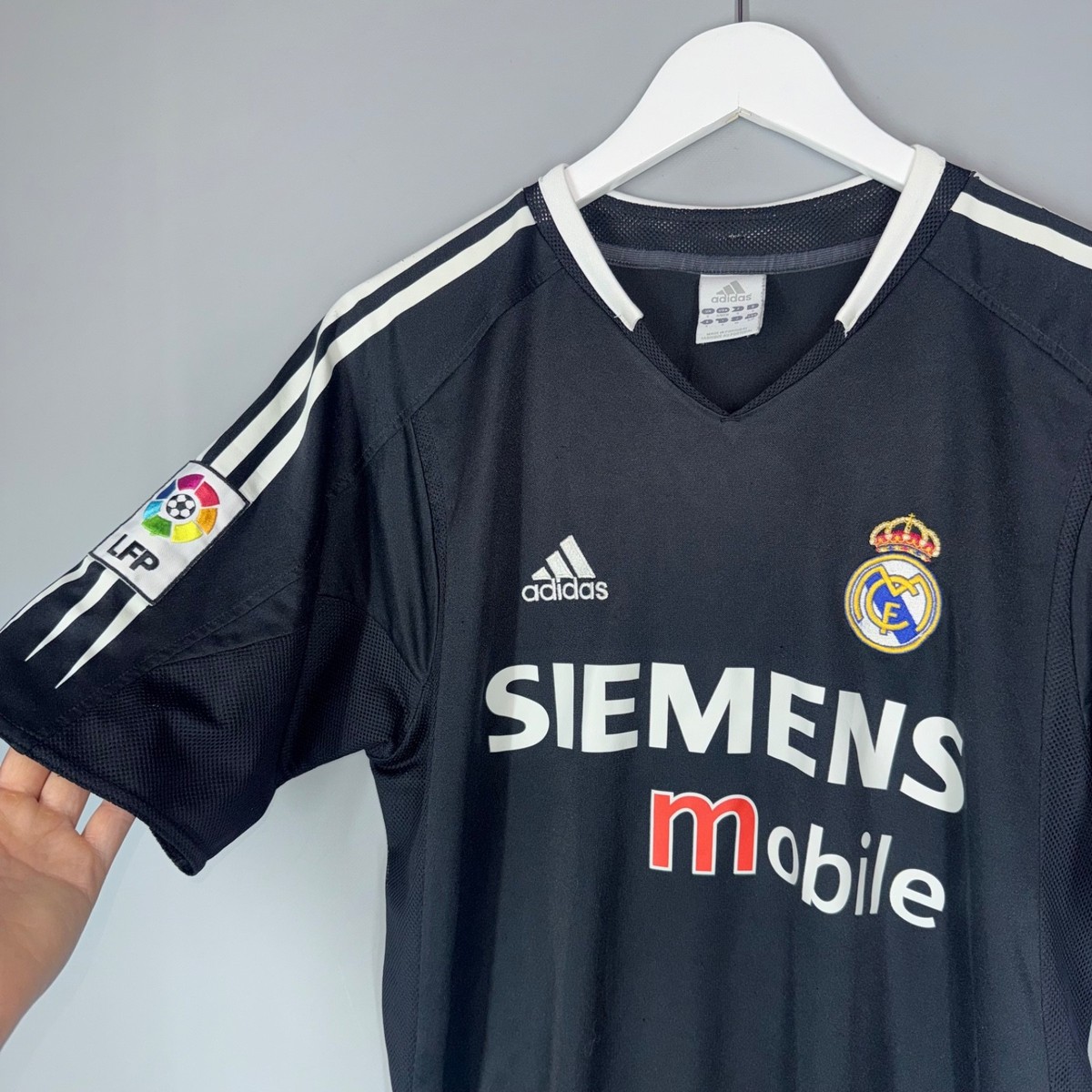 REAL MADRID 2004 2005 AWAY FOOTBALL SHIRT SOCCER JERSEY ADIDAS