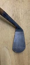Antique Hickory Golf Club1910 Burke Mashie Diamond Back pigskin grip