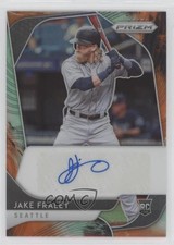 2020 Panini Prizm Mega Box Cosmic Haze 50/50 Jake Fraley #RA-FR Rookie Auto RC