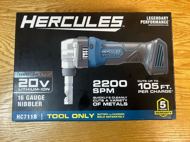 HERCULES™ 20V Cordless Nibbler | 16 Ga | 2200 SPM Metal Cutter