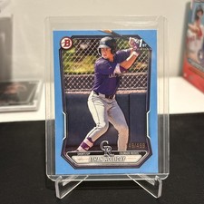 2026 Bowman Baseball Ethan Holliday BP-1 Sky Blue /499 1st Bowman Rookie
