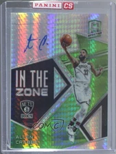 2018 Panini Spectra In the Zone Neon Green Prizm /49 Allen Crabbe #IZ-ACB Auto
