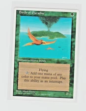 Magic the Gathering ~ MTG ~ 1x Birds of Paradise ~ M/NM ~ Fourth ED. ~ 4th
