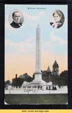 1860s-1990s Various Monument ( ) William McKinley Ida Saxton READ 04lo