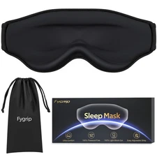 3D Cooling Eye Mask Sleep Mask for Men & Women 100% Pressure-Free & Light Blo...