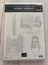 Stampin Up Scenic Garden Red Rubber, Plants