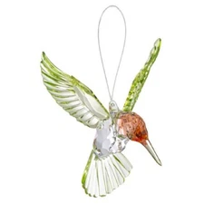 Ganz Red Throated Hummingbird Christmas Tree Ornament 4.5 Inch Multicolor