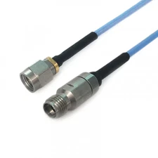 2.92mm Male to 2.92mm Female .086" Semi-flexible Coax Cable,FEP Jacket, DC-40GHz