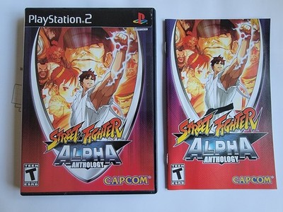 Street Fighter Alpha Anthology 2006 PS2 Sony PlayStation 2 - CIB - PERFECT DISC