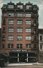 Portland, Oregon Calumet Hotel 1909 Antique Original Vintage Postcard
