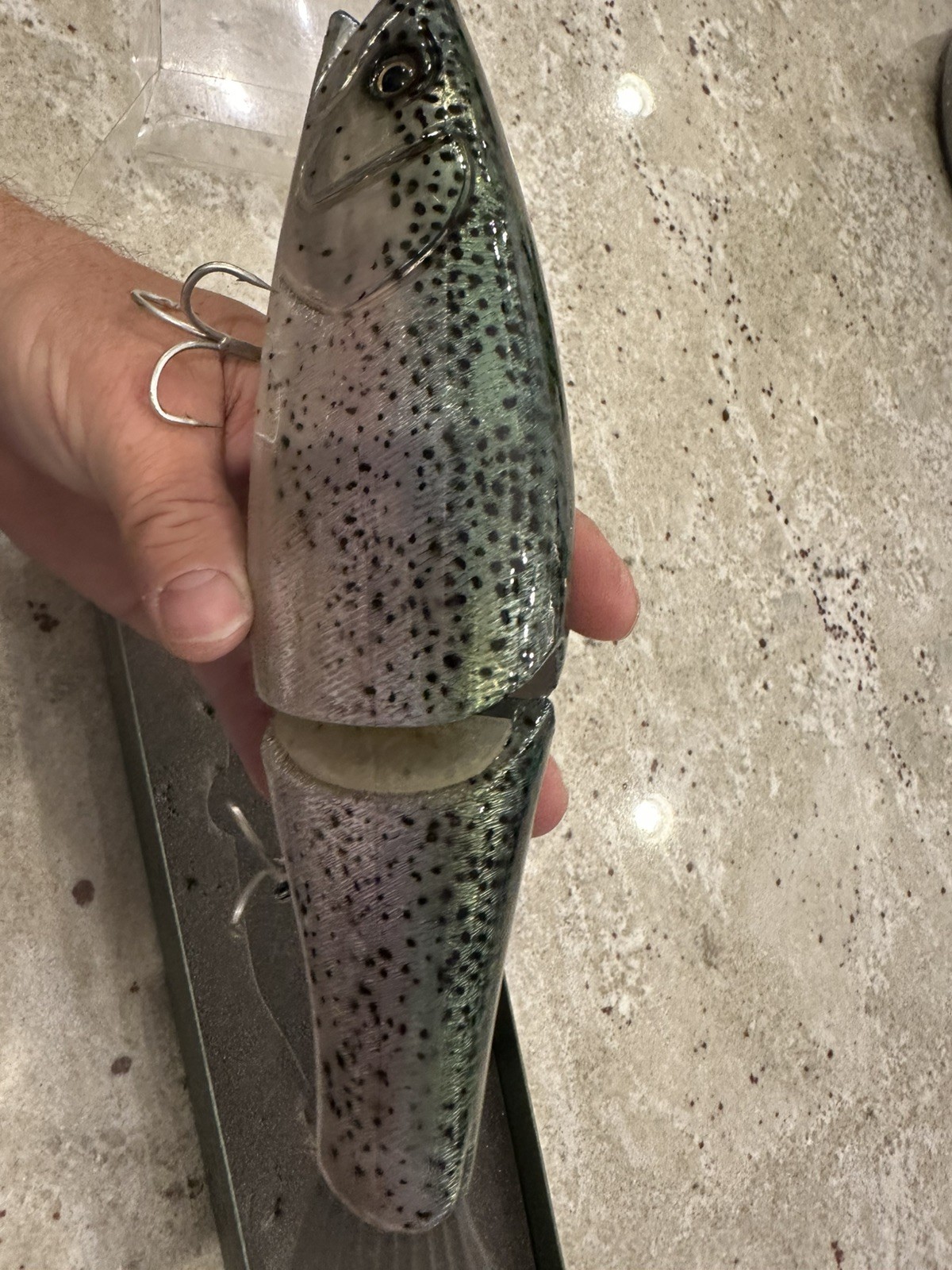 Roman Made Mother—1-of-a-kind U.S. Trout Glide Bait—With Custom Paint - Image 15