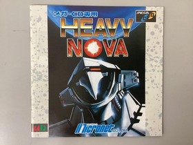 Heavy Nova Mega CD Game Japan MicroNet Robot Action Good Disk Japan 5n