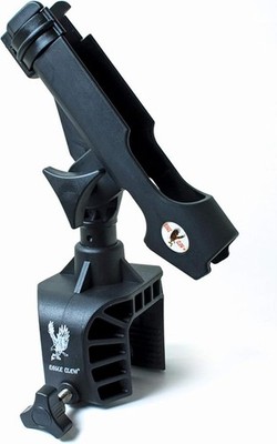 Eagle Claw AABRH Deluxe Clamp On Rod Holder Kayak Canoe Fishing Universal Fit