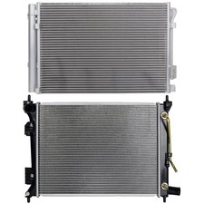 Radiator Ac Condenser Cooling Kit For 2012-2013 Kia Rio Hyundai Accent