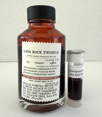 3ml Ink Sample - Birmingham Pen Company ''Lava Rock Twinkle'' -  1 Vial Only