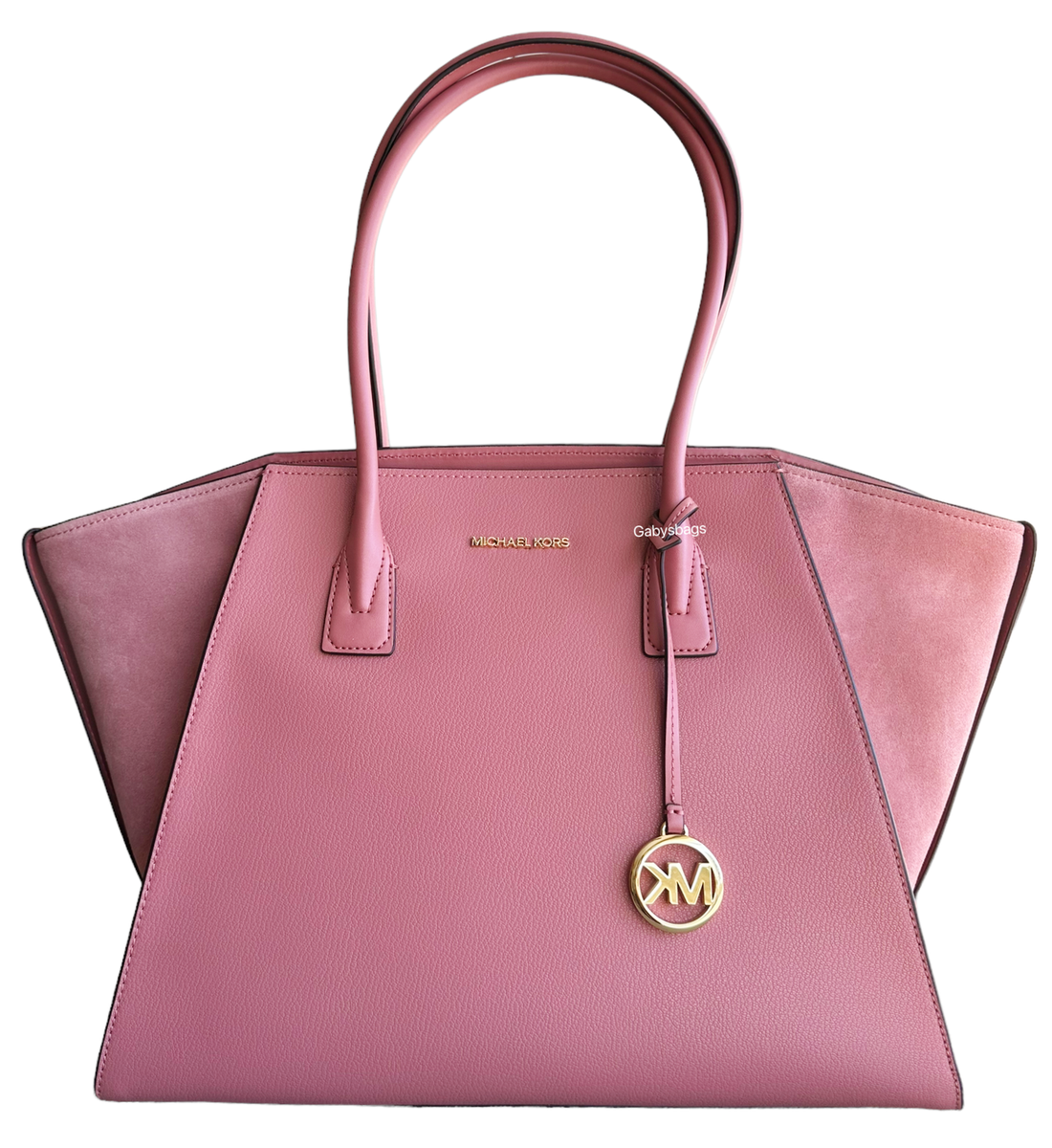 Michael Kors Avril Women's Extra-Large Leather Top-Zip Tote Bag