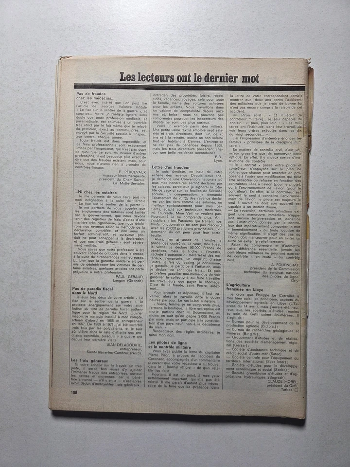 Lot N°49 de 12 anciens magazines revues L'EXPRESS de 1975 - Photo 3/4