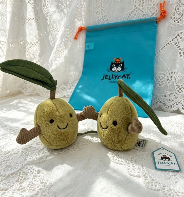NWT Jellycat Amuseables Pair of Olives Plush Toy