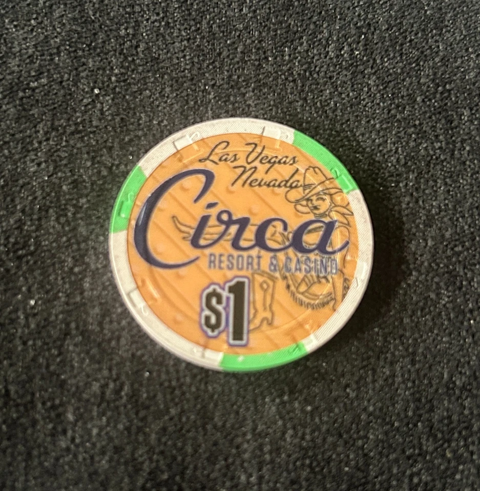 Circa Casino * 1,00$ Poker Chip * Las Vegas * FREMONT STREET * selten - Bild 1 von 1