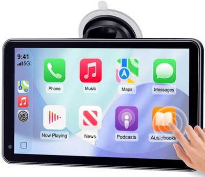 Carplay for Apple Portable Car Screen: Easy Setup 7 Inch Android Auto - Wireless