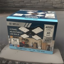 GT-Lite 4-Panel Adjustable LED Bulb 40W 4000lm 5000K E26 120V Damp Rated