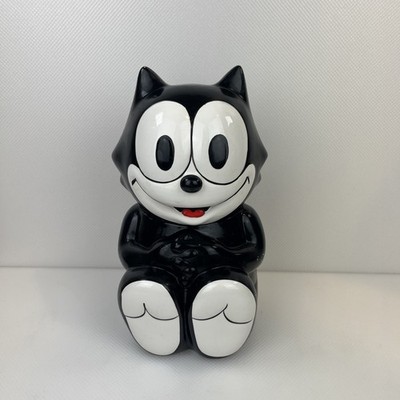 Vtg 1991 Felix the Cat Cookie Jar World's Most Famous Cat Benjamin Medwin