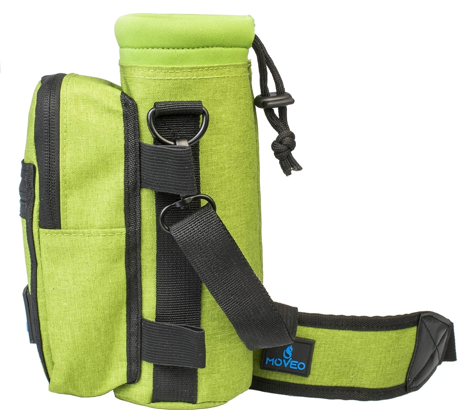 MOVEO Insulated Water Bottle Carrying Sleeve 25oz 750ml w Strap Pocket Brand New
