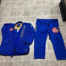 Gracie Barra Kimono Lutador A3L Blue Top and Pants Jiu jitsu, MMA, Judo