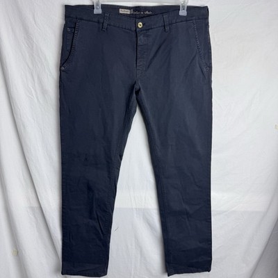 Re-HasH Canaletto Italian Men's Dark Gray Stretch Jeans Size 44 NWT $218