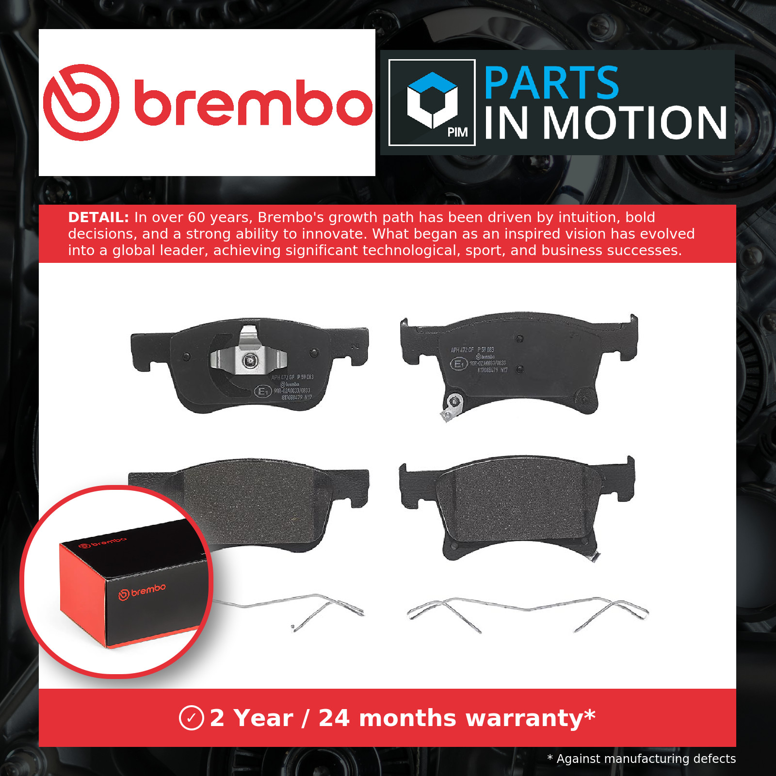 ✅Fits BREMBO KLOCKI SZCZEKI CYLINDERKI P 59 083 BRAKE PADS OPEL CORS ⭐UK Seller⭐ - Image 6