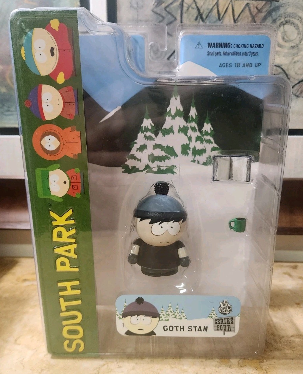 South Park 2006 MEZCO Goth Stan Action Figure Series 4 NEW NIB RARE 🔥