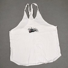 Camiseta sin mangas de gimnasio Pitbull EE. UU. de colección para hombre ajuste muscular grande armadura corporal años 90