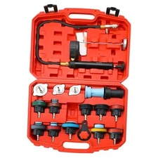 18PCS Radiator Pressure Tester Kit | Coolant Pressure Tester Kit,Radiator 