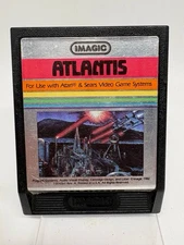 1982 Atari 2600 Imagic Atlantis Game Cartridge Only