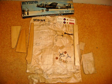 Vintage Skyrova Short Stirling Mk 1 Solid Wood Aircraft Kit 1940s