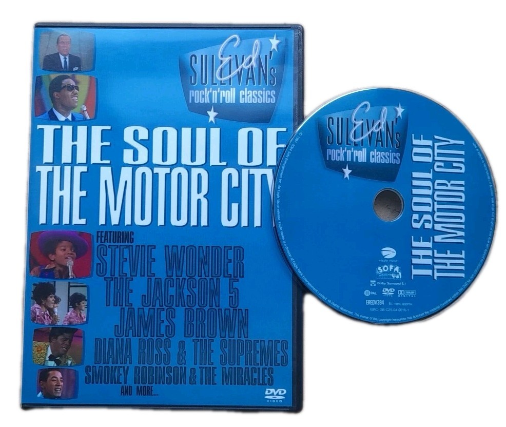Ed Sullivan's Rock N Roll Classics DVD The Soul Of Motor City Music Compilation