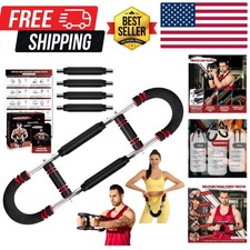 Twister Arm Trainer, 30-160 lbs Adjustable Twister Arm Chest Exerciser with 2...