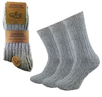 Garcia Pescara 6 Paar Norweger Socken Grau GrößE 43-46 Wintersocken Thermo Kalt
