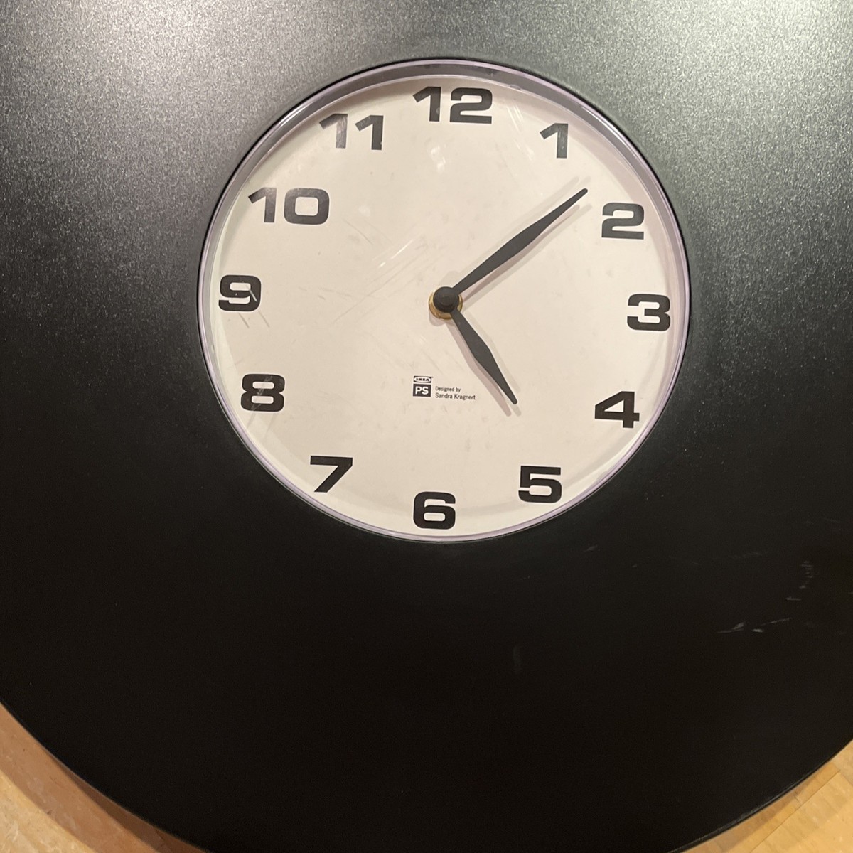 Ikea Retro Style 18” Wall Clock Sandra Kragnert Design Vintage