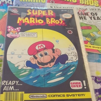 Super Mario Bros. Valiant Comics Issue 5 1991 Mario Wendy O. Koopa Comic Book