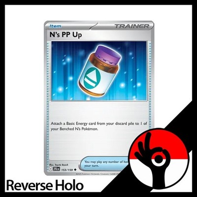 Pokemon TCG: Journey Together - Reverse Holo - 153/159 - N's PP Up