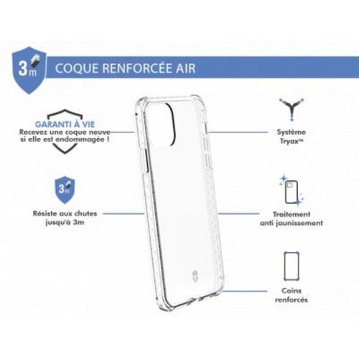 Coque iPhone 11 Pro Max Force Case Air antichoc transparente