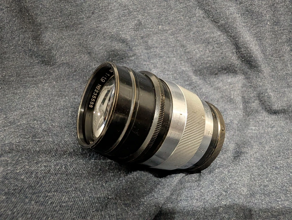 Винтажный объектив LEITZ Leica Hektor L39 73 мм/F1.9 LTM Германия США грузоотправитель - Изображение 2 из 4