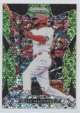 2019 Panini Prizm Tier II Lime Green Donut Circle 168/199 Jose Martinez #170 1be