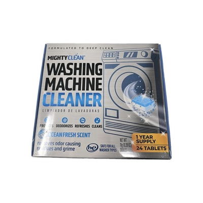 #ad MIGHTY CLEAN Washing Machine Cleaner Tablets 24 Pack 1 Year Supply Septic Saf $12.95