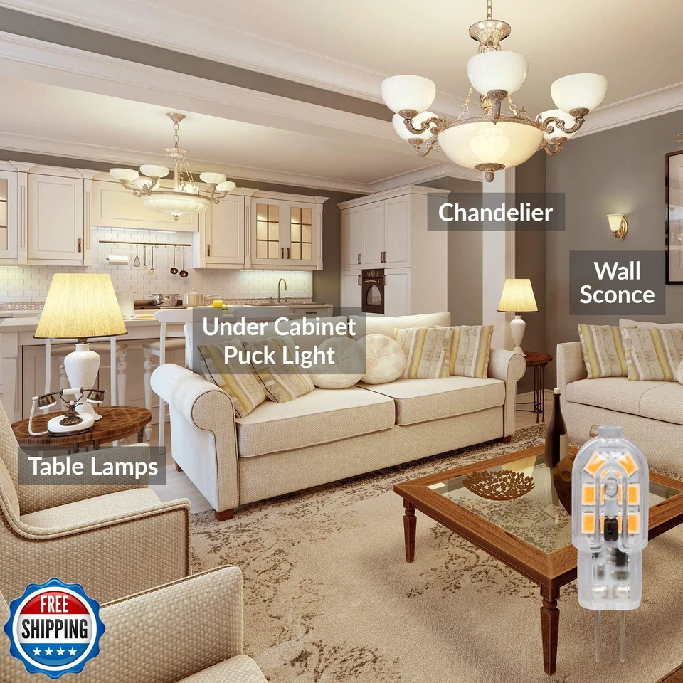 Simba Lighting LED G4 Bulb (10 Pack) 1.5W T4 20W Halogen Replacement 12V AC/D - Image 4 of 4