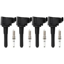 For Cadillac XT4 CT4 Chevy Blazer GMC 2.0L 4pcs Ignition Coils 4pcs Spark Plugs