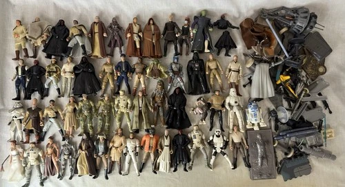 Star Wars Figure Lot PotF TPM Weapons Accessories