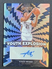 Yves Missi 2024-25 Panini Select Youth Explosion Signatures Auto RC #YE-MIS -5